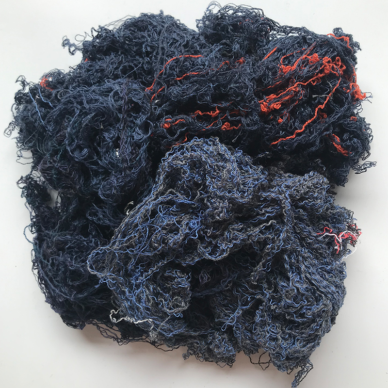 Colored Cotton Waste(by hand)